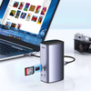Ugreen Multifunction HUB 12in1 USB C USB HDMI DP RJ45 AUX SD TF gray (CM555)
