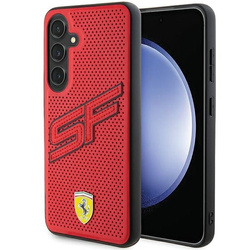 Oryginalne Etui FERRARI hardcase Big SF Perforated FEHCS24SPINR do Samsung Galaxy S24 Czerwony
