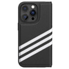 Adidas OR Booklet Case PU iPhone 14 Pro schwarz/weiß 50196