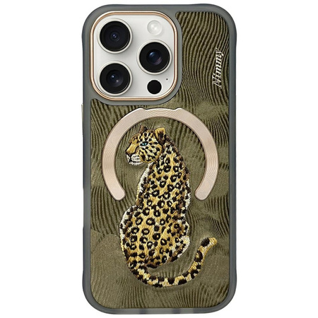 Etui Nimmy Magnetic Fantasy Animal       MagSafe do iPhone 16 Pro złoty