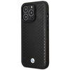 Original Case IPHONE 14 PRO MAX BMW Leather Diamond Pattern MagSafe MagSafe (BMHMP14X22RFGK) black