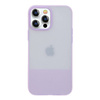 Kingxbar Plain Series Hülle für iPhone 13 Pro Max Silikonhülle lila