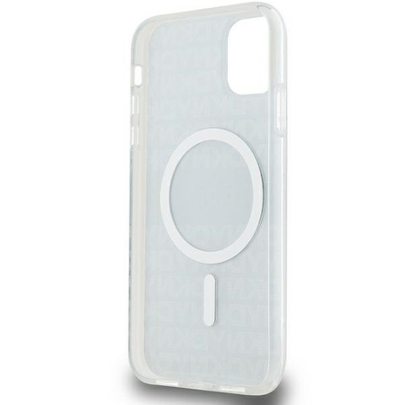 DKNY DKHMN61HRHSEK iPhone 11 / Xr 6.1" czarny/black hardcase IML Mono & Stripe MagSafe