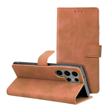 Kabura TENDER Book do SAMSUNG S23 Ultra brązowy