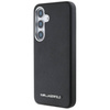 Oryginalne Etui SAMSUNG GALAXY S25 Karl Lagerfeld Saffiano Full Wrapped Elongated Metal Logo MagSafe czarne