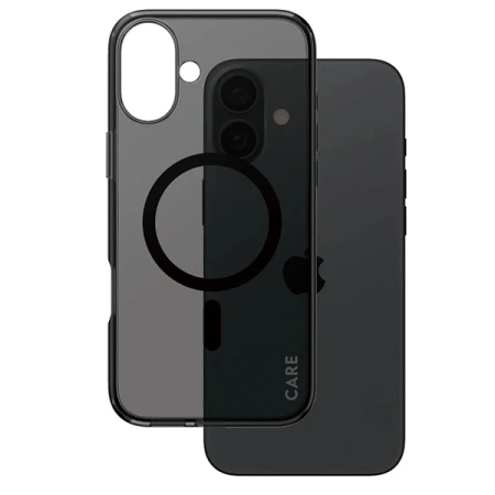 CARE by PanzerGlass Flaggschiff-Hülle iPhone 16 Plus 6,7&quot; rauch/rauchig MagSafe 1351