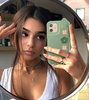 Kingxbar Sweet Series żelowe etui ozdobione oryginalnymi Kryształami Swarovskiego z podstawką iPhone 12 Pro Max zielony