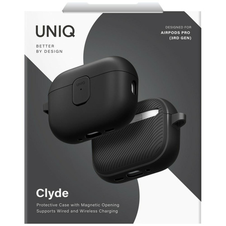 Etui UNIQ Clyde do AirPods Pro 3 gen     czarno szary