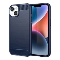 Carbon Case iPhone 14 case flexible gel back cover blue