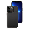 3-in-1-Hülle für iPhone 13 Pro mit MagSafe Wallet RFID-blockierender Ständer Dux Ducis Rafi Mag – Schwarz