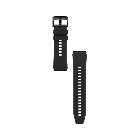 Silikonarmband für Huawei Watch GT 2 / 3 / 4 / 2 Pro / 3 Pro / 4 Pro / GT 2e - Schwarz