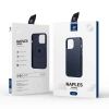 Dux Ducis Naples Hülle für iPhone 14 Plus magnetische Lederhülle MagSafe blau