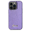 Original Handyhülle IPHONE 14 PRO Guess Hardcase Sequin Script Metal (GUHCP14LPSFDGSU) violett