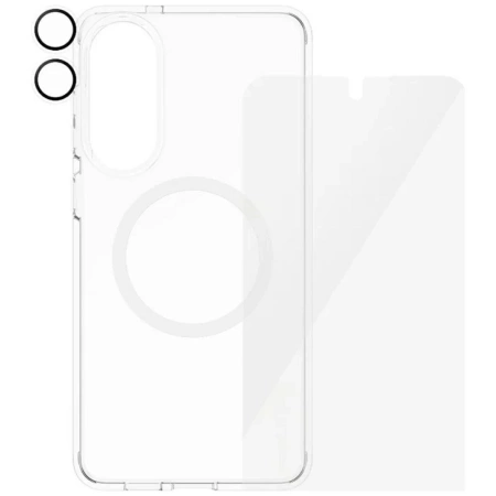CARE by PanzerGlass Flagship 3in1 Case+Glass+Lens for Samsung Galaxy S25 Edge - transparent