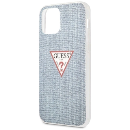 Guess GUHCP12LPCUJULLB iPhone 12 6,7" Pro Max niebieski/light blue hardcase Jeans CollectionGuess / GUE000849