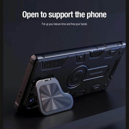 Nillkin CamShield Armor Prop Case for Samsung Galaxy S24 Ultra - black