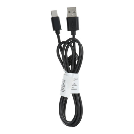 Kabel USB - USB-C 2.0 1M Długa Końcówka 8MM C366 czarny