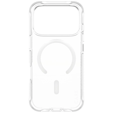CARE by PanzerGlass Fashionable Samba Case w. White MagSafe for iPhone 17 Pro - Transparent