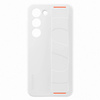 Samsung Silicone Grip Cover Case for Samsung Galaxy S23 silicone case with wrist strap white (EF-GS911TWEGWW)