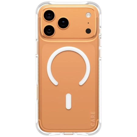 Etui CARE by PanzerGlass Fashionable Samba w. White MagSafe na iPhone 17 Pro Max - przezroczyste