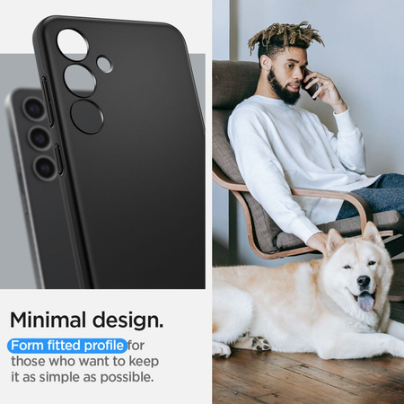 Spigen Thin Fit Hülle für Samsung Galaxy S24 – Schwarz