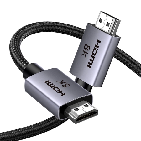 Ugreen HD171 cable with HDMI 2.1 8K connectors certified, 2 m long - gray