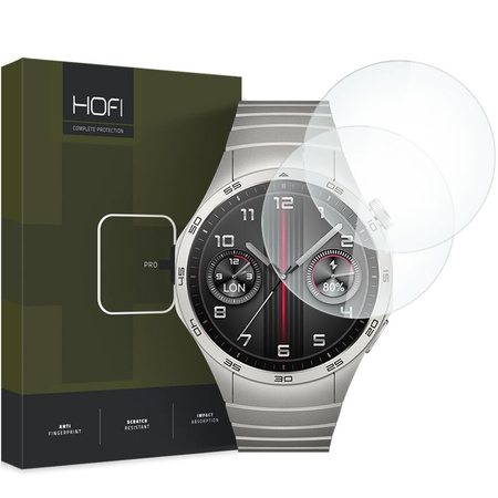 Tempered Glass HUAWEI WATCH GT 4 (46MM) HOFI Glass Pro+ 2-pack Clear