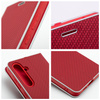 Kabura LUNA Book Carbon do XIAOMI Redmi 13C / POCO C65 czerwony