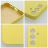 Futerał SILICONE 2mm do MOTOROLA G86 5G żółty