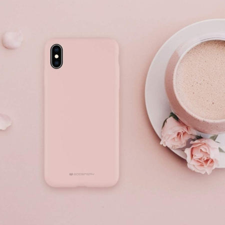 MERCURY SILICONE CASE IPHONE 14 PLUS (6.7), PINK SAND / PUDROWY RÓŻ