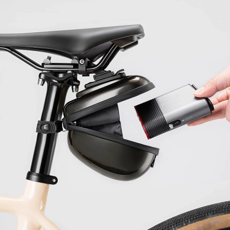 Rockbros Rigid Hard Shell Compact Saddle Bag 0.4l - Black