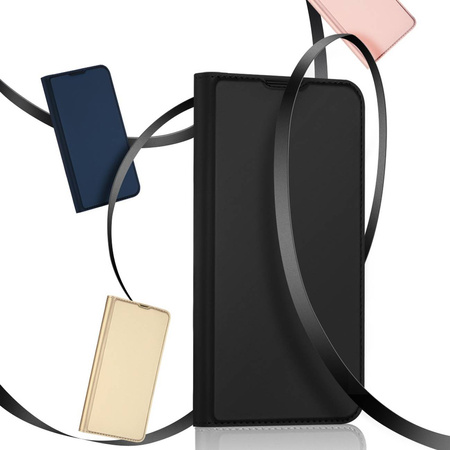 Dux Ducis Skin Pro Holster Flip Cover für iPhone 14 Pro Max gold