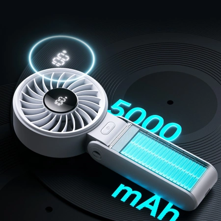 Jisulife Handheld Fan Life7 3600mAh Portable USB Fan - Gray