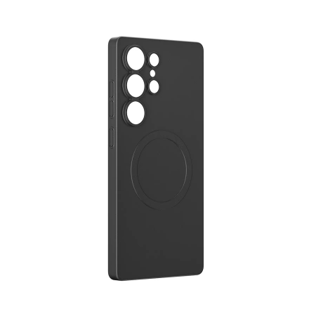 AmazingThing Minimal Air Case with Magnetic Ring for Samsung Galaxy S25 Ultra - Black