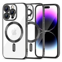 Case APPLE IPHONE 15 PRO Tech-Protect MagShine black