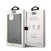 Oryginalne Etui IPHONE 14 PLUS Karl Lagerfeld Hardcase Saffiano Mono Metal Logo (KLHCP14MSAKLHPG) szare