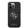 Oryginalne Etui IPHONE 13 PRO / 13 6,1" Guess Hardcase Saffiano 4G Metal Logo GUHCP13LSA4GSBK czarne