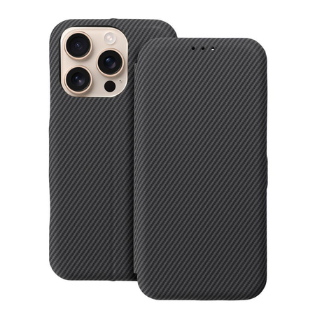 Kabura FOLIO Side Magnet do IPHONE 16 PLUS szary