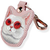 Etui na lokalizator / brelok Nimmy       Glasses Cool Cat różowy