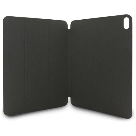 Karl Lagerfeld Saffiano Magnetische Karl &amp; Choupette iPad Air 11&quot; 2024 Buchcover-Hülle - Schwarz
