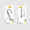 Dudao HUB 4in1 USB-C - 4x USB-A (3 x USB2.0 / USB3.0) 6,3cm schwarz (A16T)