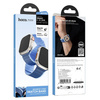 HOCO pasek silikonowy magnetyczny do Apple Watch 42 / 44 / 45 / 49 mm AS102 ciemny niebieski z jasnym niebieskim