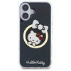 Original Case IPHONE 16 Hello Kitty Hardcase IML Fun Bow MagSafe (HKHMP16SHFLBK) black