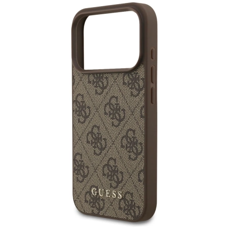 Guess 4G Classic Case für iPhone 17 Pro - Braun