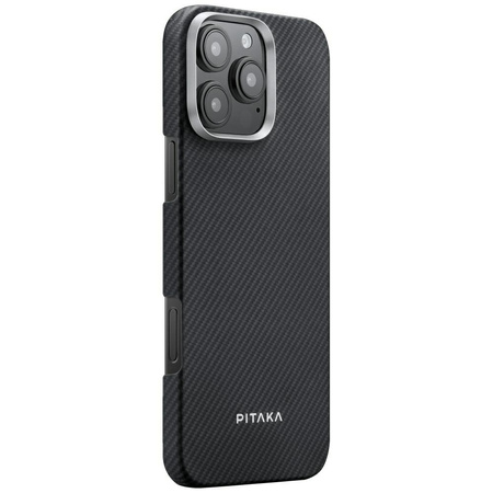 Etui PITAKA Ultra-Slim MagSafe do iPhone 16 Pro Max czarno szary