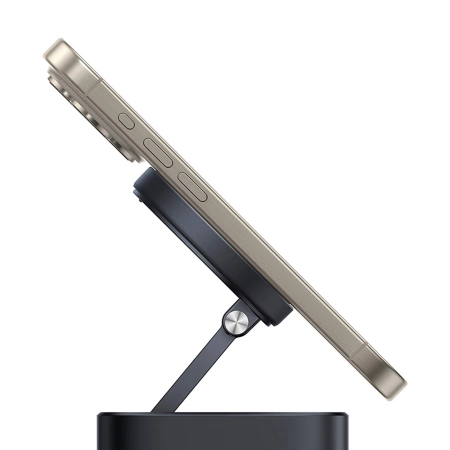 Baseus MagPro Series II 7-in-1 USB-C Hub mit MagSafe-kompatiblem Ladegerät 15W + HDMI + USB-A + USB-C + SD/TF - Schwarz