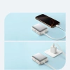 Joyroom JR-PBF27 10000 mAh 22,5 W Powerbank mit integrierten USB-C- und Lightning Kabeln - Weiß