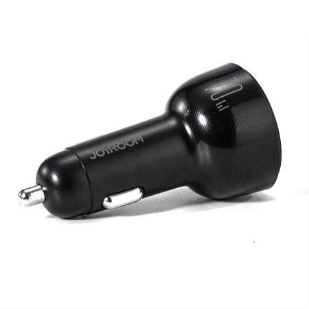 Joyroom Autoladegerät 70W mit 3 Anschlüssen: USB, 2 x USB C schwarz (JR-CL26)