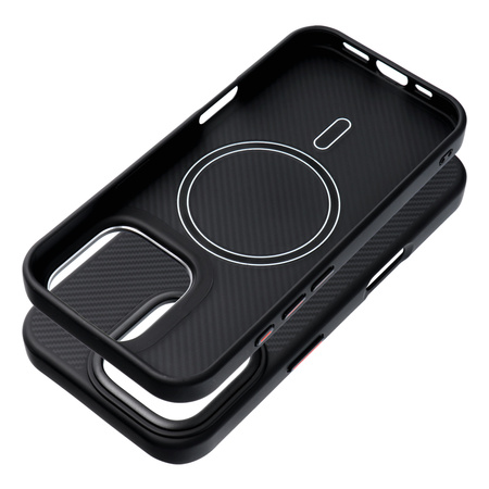 Carbon Elite Mag Cover kompatybilny z MagSafe pasuje do IPHONE 16 czarny