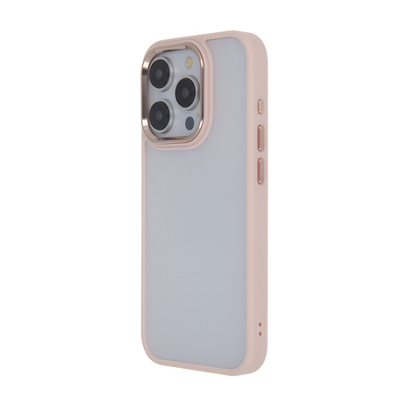 Nakładka Satin Elegant Matt do iPhone 12 / 12 Pro 6,1" różowa